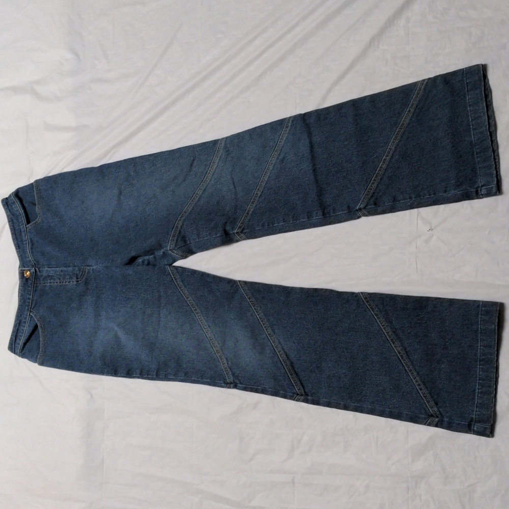 St John Collection Chevron Patchwork Straight Leg… - image 1